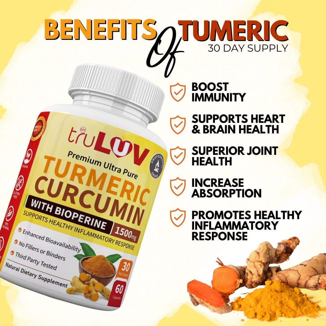 Pure Turmeric Curcumin With Bioperine