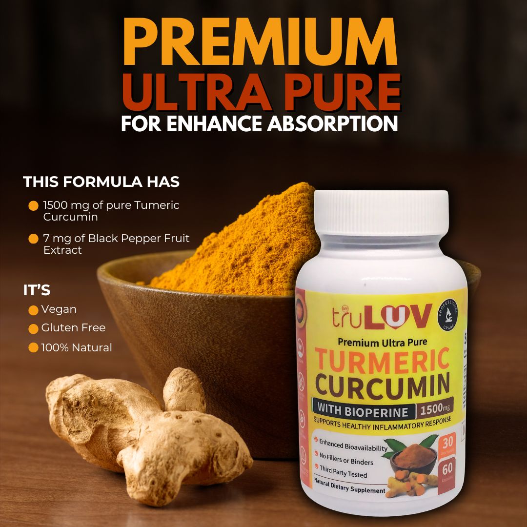 Pure Turmeric Curcumin With Bioperine