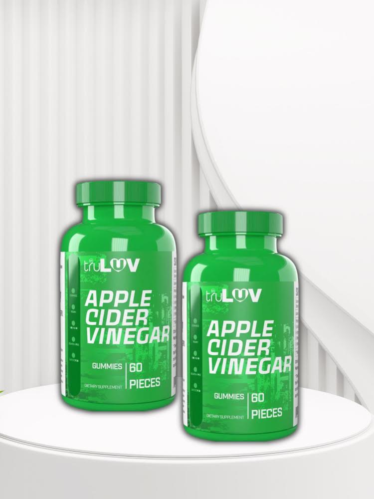 2 “Green” Apple Cider Vinegar Gummies